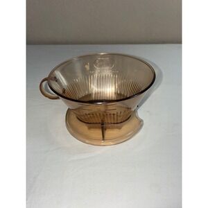 Vintage Melitta No. 4 Coffee Filter Plastic 1-Hole Pour Over Brewer 1970s Retro